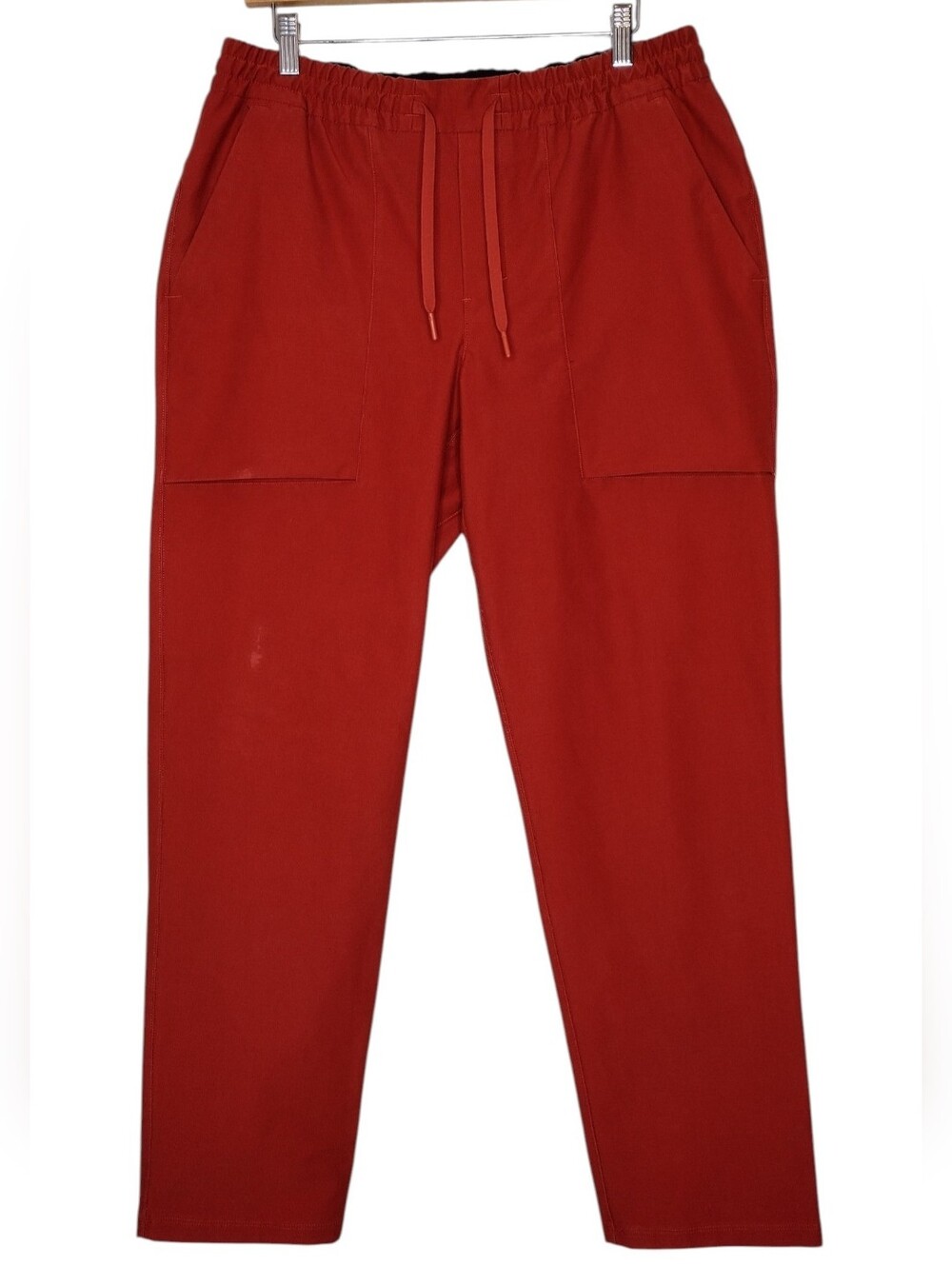 Lululemon Bowline Red Drawstring Utility Jogger Pants Sz L